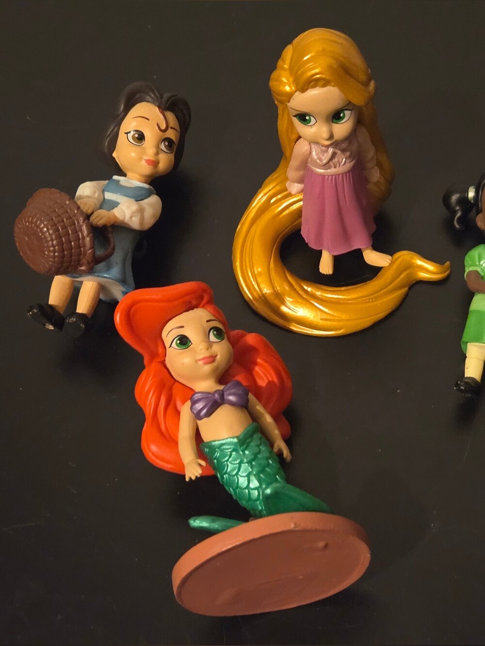 Disney Princess Animator Doll Figures - Ariel Rapunzel Belle Mulan Tiana